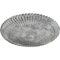 Ekena Millwork Shakuras Ceiling Medallion (Fits Canopies up to 5"), 24"OD x 3"P, Ultra Pure White Crackle CM24SHUWC - alternate 2
